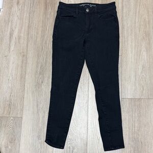 American Eagle High Rise Black Jeggings